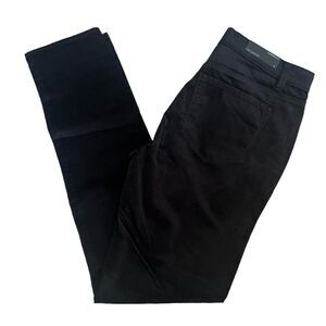 New With Tags Ann Taylor Modern Fit The Skinny  Black Velvet Jeans Size 6